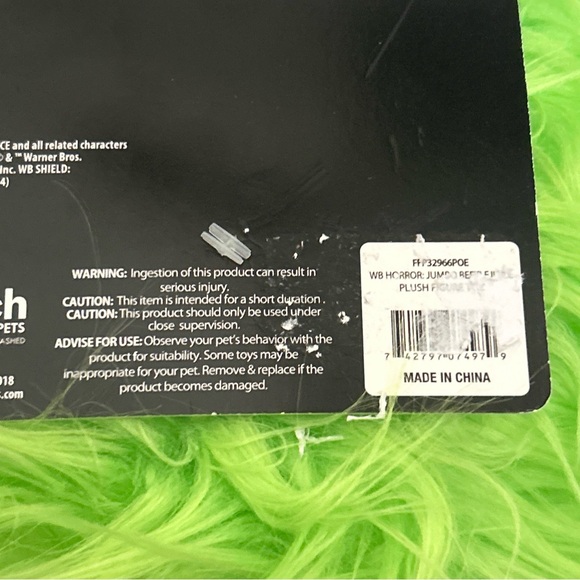 Beetlejuice Fetch For Pets Large 14” squeaky Plush Stuffed Animal Dogs toy - Picture 12 of 13